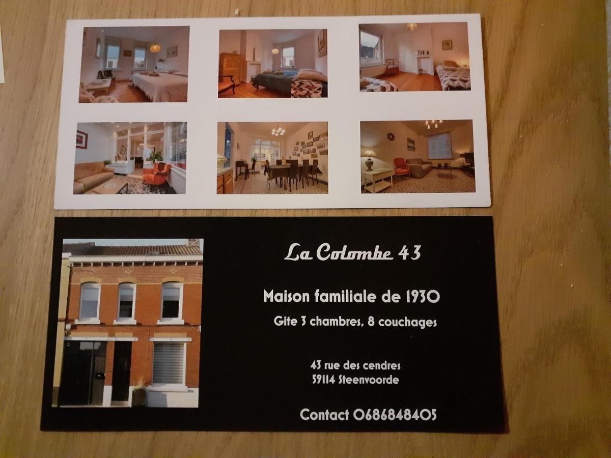 Villa La Colombe 43 Steenvoorde Exterior foto